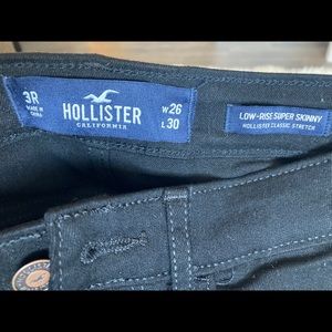Hollister Black Super Skinny Jeans